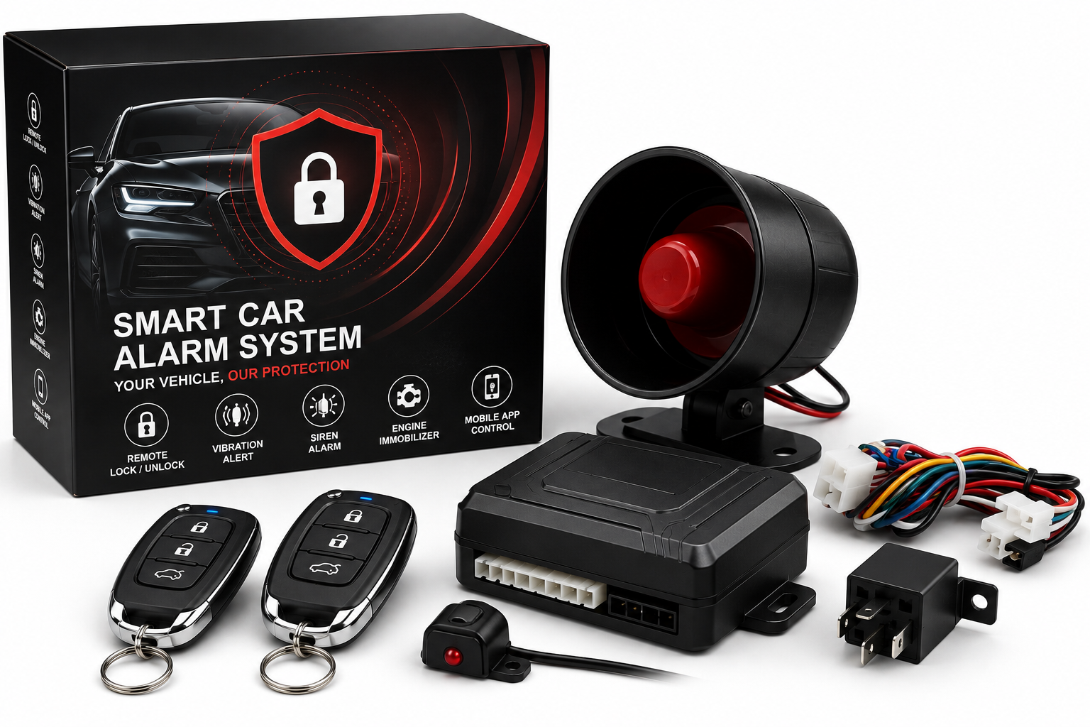 SecureDrive Smart Car Alarm System